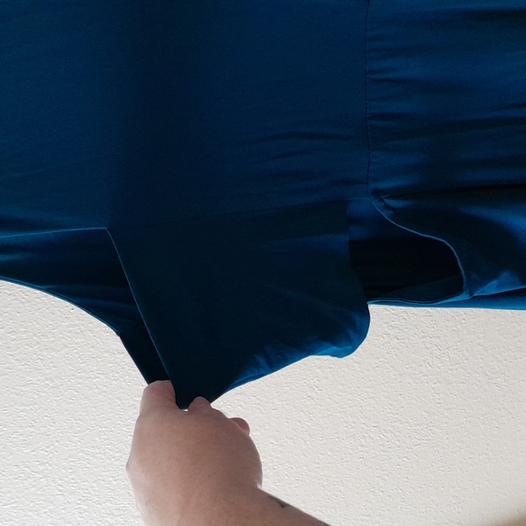 Mod X 2X Cut-Out Dress in Hunter Green F-0270 - Picture 6 of 9